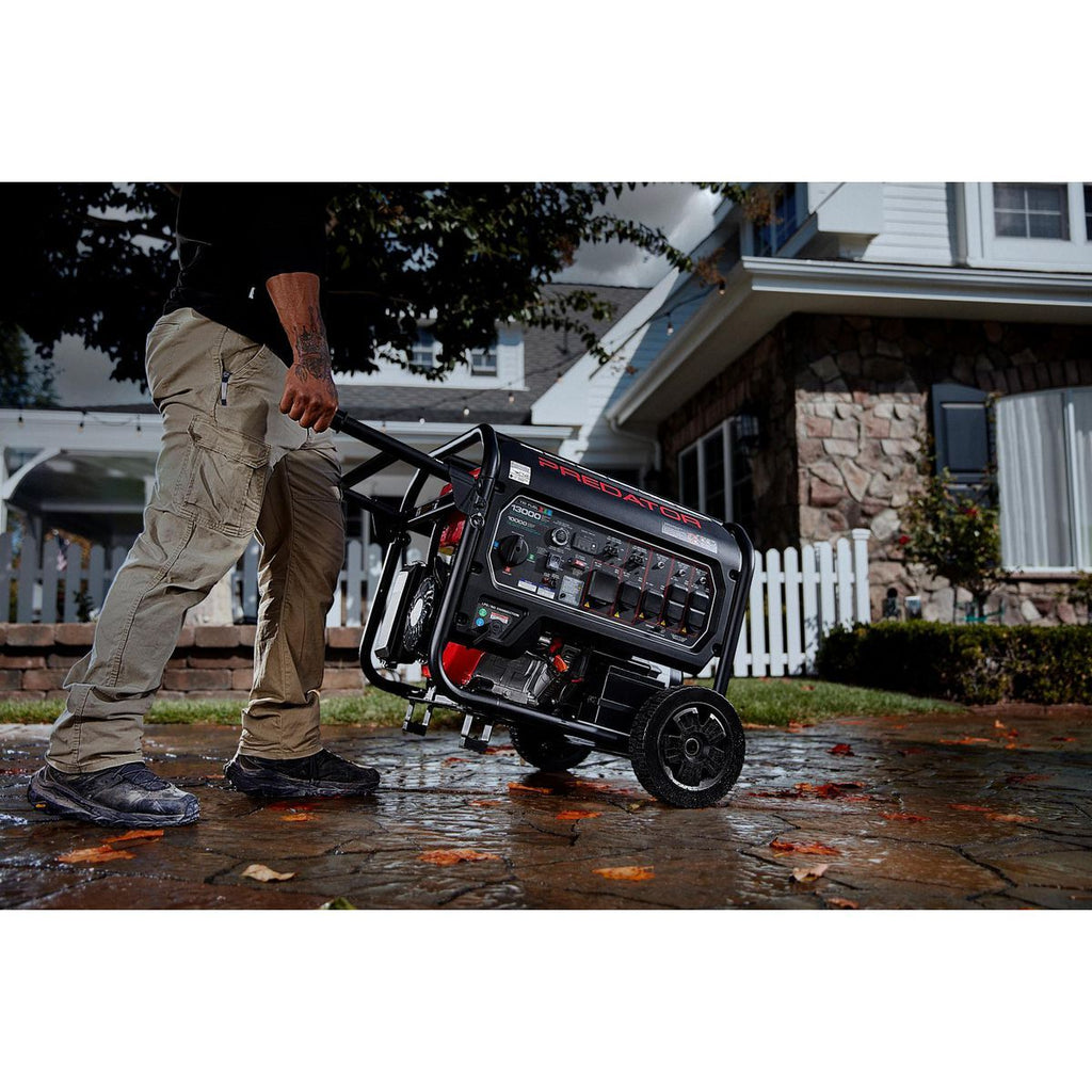 13,000 Watt Tri-Fuel Portable Generator with Remote Start D290