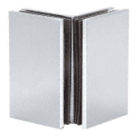 Satin Chrome Glass-to-Glass Bracket Z222