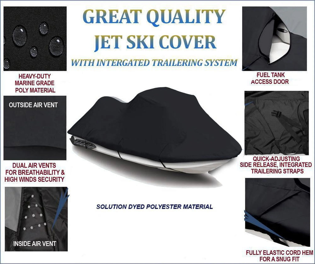 Black 600 Denier Jet Ski Cover G643529