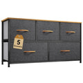 Fabric 5 Drawer Dresser TV Stand X7284