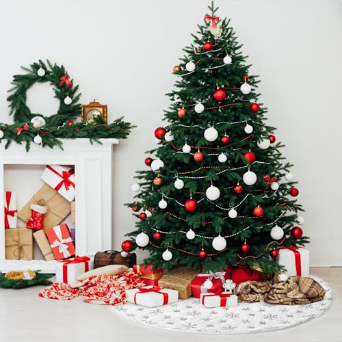 Knitted Christmas Tree Skirt 48 inches Q3959