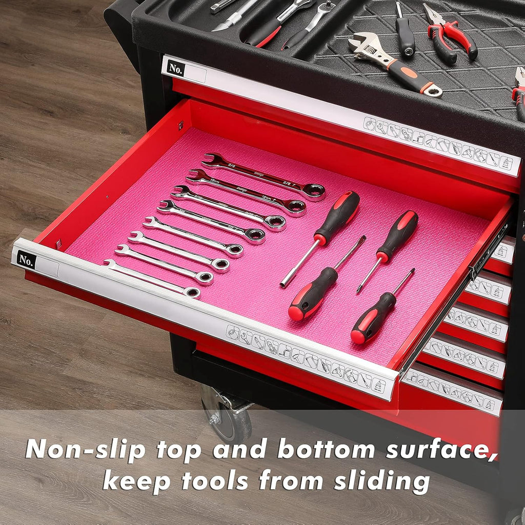 Rosy Pink 16 inch x 16 feet Tool Box Liner K5786