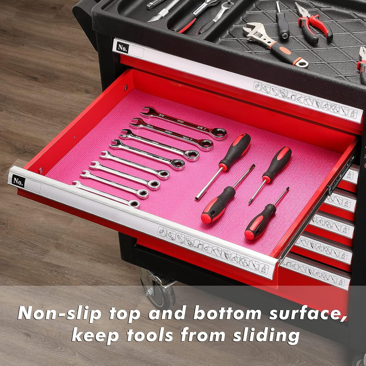 Rosy Pink 16 inch x 16 feet Tool Box Liner K5786