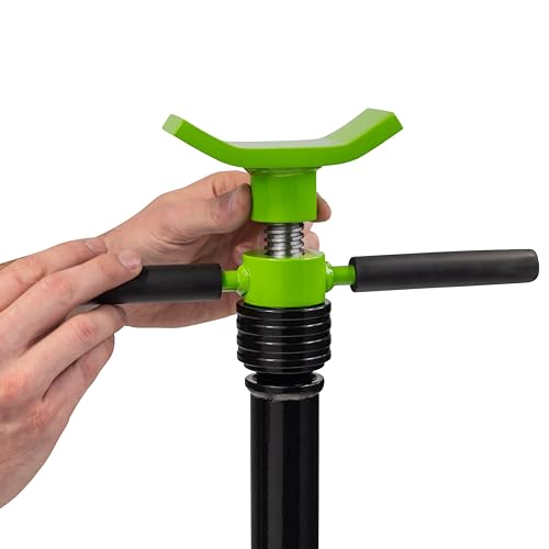 1,500 lb Adjustable Height Heavy-Duty Steel Underhoist Support Stand E62938