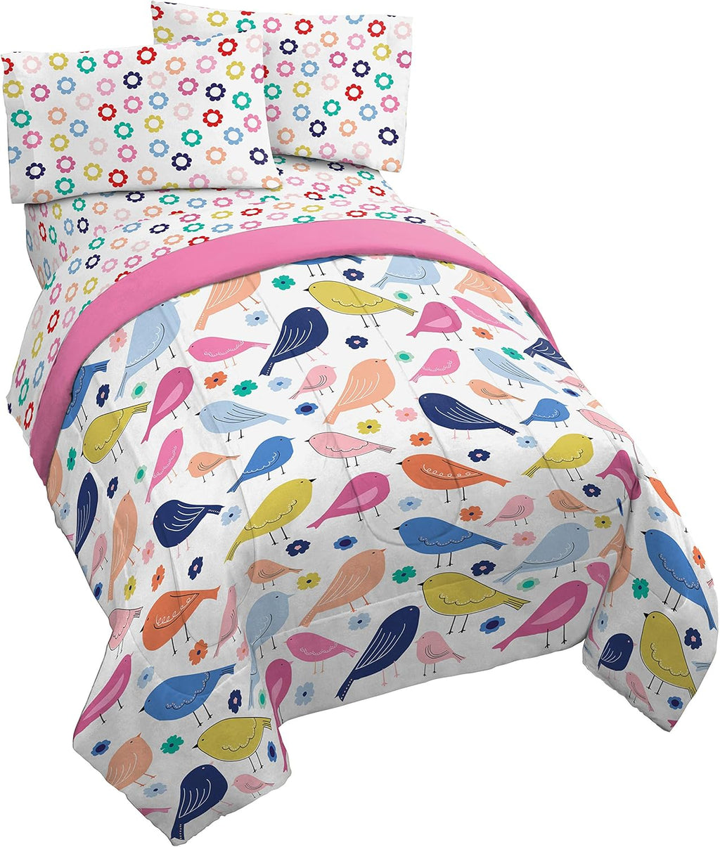 Purple 4 Piece Twin Bed Set Y673