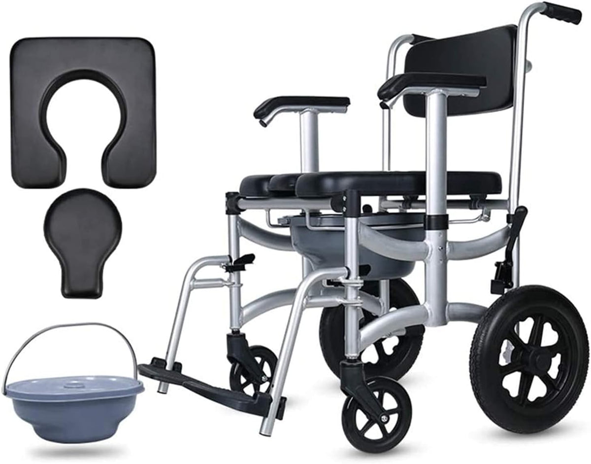 Folding Wheelchair Commode Toilet Chair Y5780