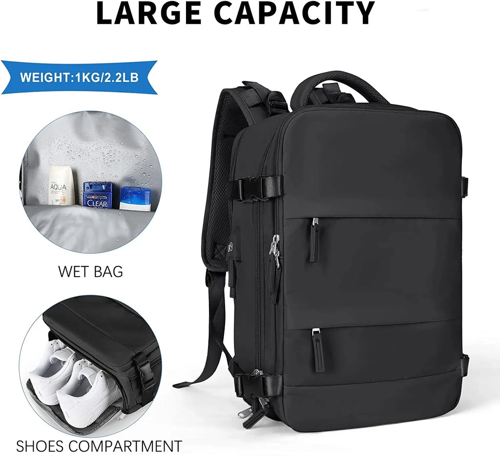 Large Waterproof Carry On Travel Backpack C1178