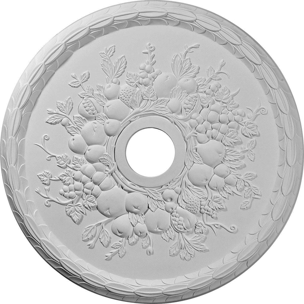 Grape Ceiling Medallion Hand-Painted Firebrick H330