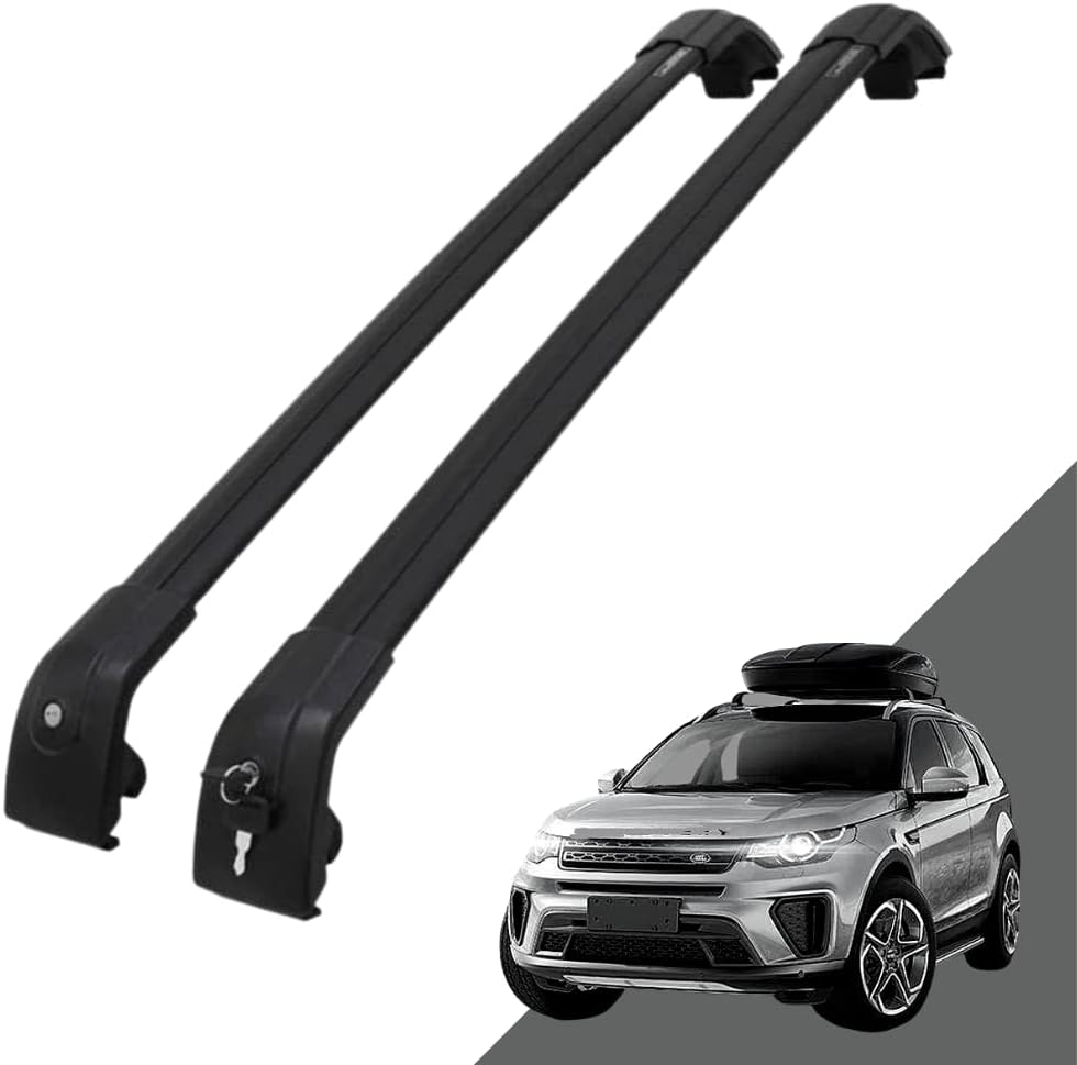 Black Cross Bars Roof Rack Side Rails M812