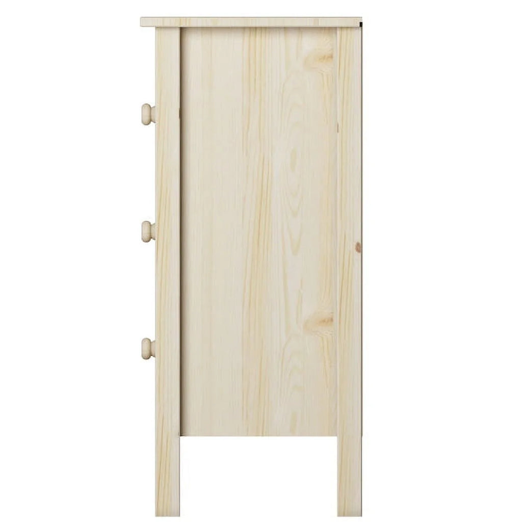 White 3 Drawer Extra Tall Nightstand S288713