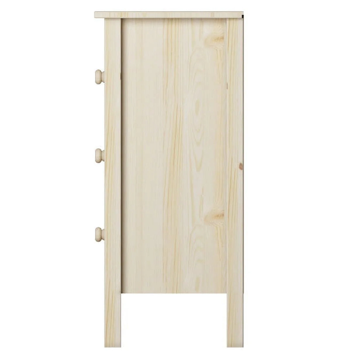 White 3 Drawer Extra Tall Nightstand S288713