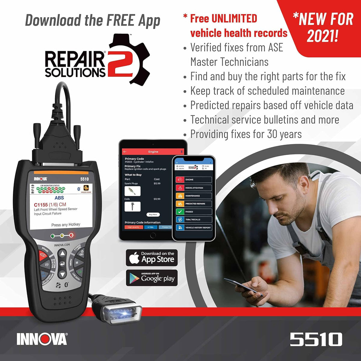 OBD2 Diagnostic Code Scanner T938919