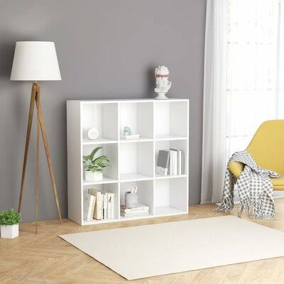 White Standard Bookcase Z902