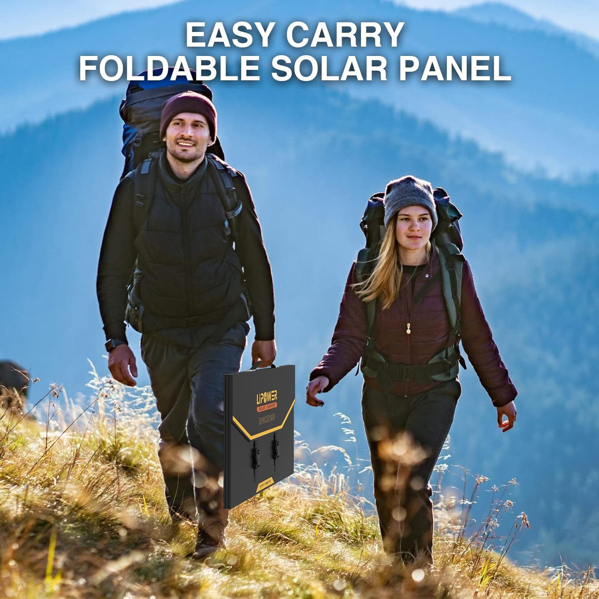 100W Portable Foldable Solar Panel with USB Type-C P250720