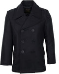 Black Size 4XL Pea Coat H691767