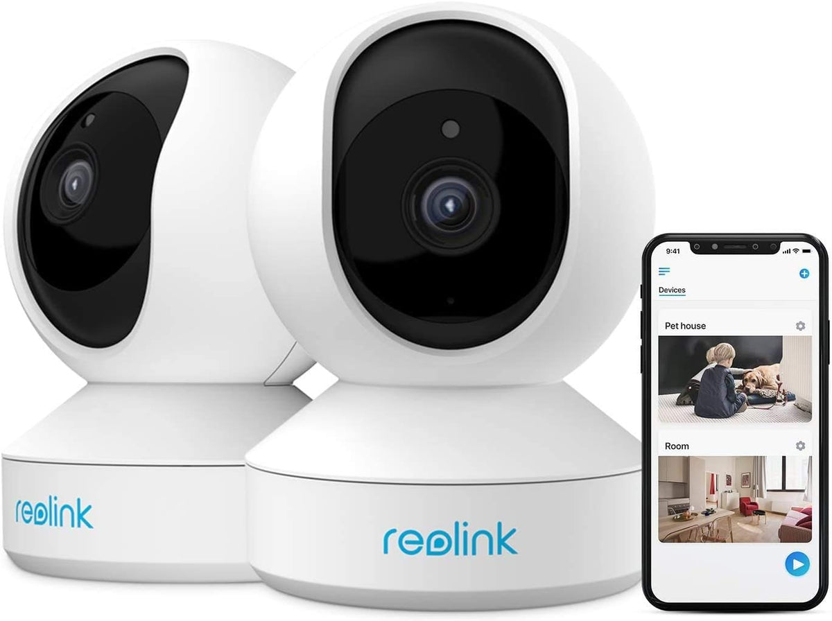 3MP HD Plug-in Indoor WiFi Security Camera, 2 Pack Q8763