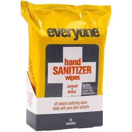 Coconut/Lemon Hand Sanitizing Wipes I792