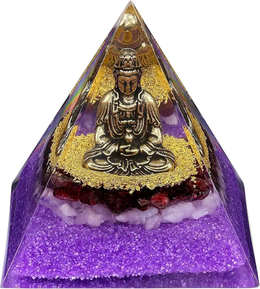 Crystal Orgone Pyramid D60697