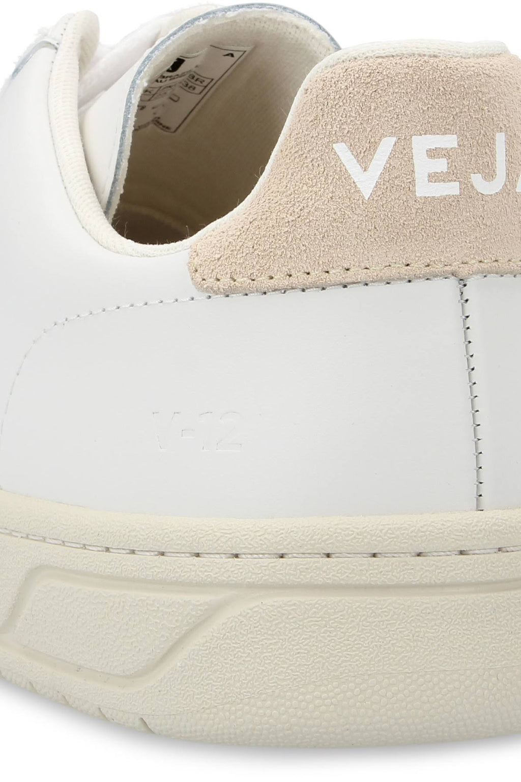 White Sable Leather Sneakers Z92311