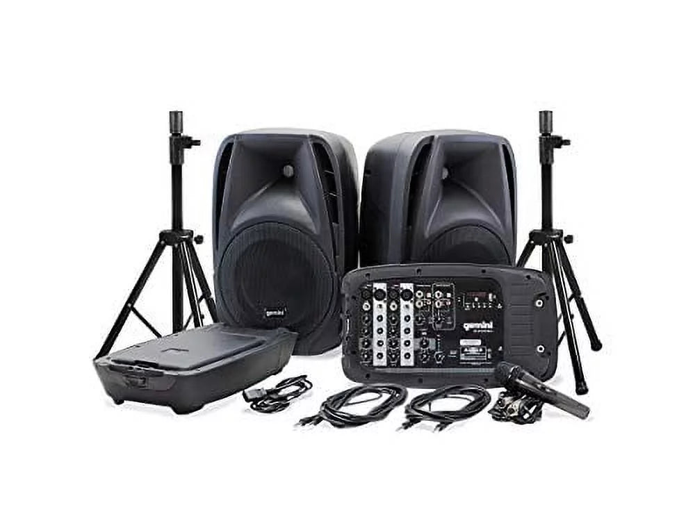 Bluetooth Portable PA System with Detachable Powered Mixer K503344
