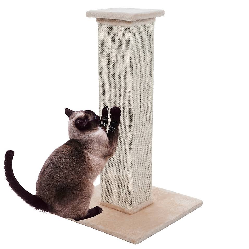 28x22 Sisal Burlap Cat Scratching Post C6448