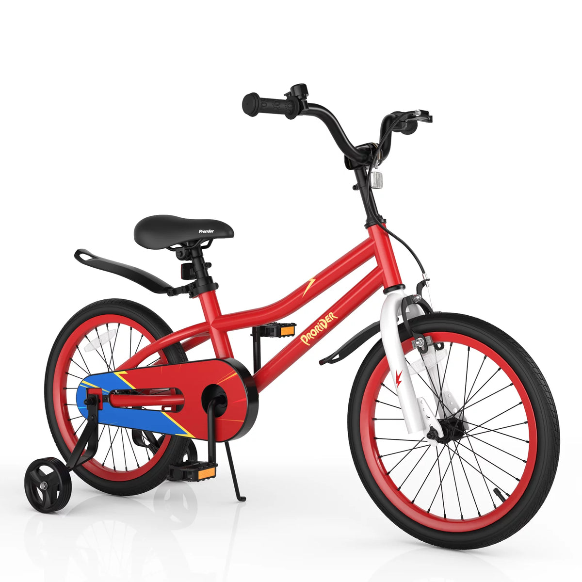 18 Kid's Bike with Training Wheels and Basket Y821