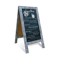 Rustic Blue A-Frame Chalkboard Sign A7435