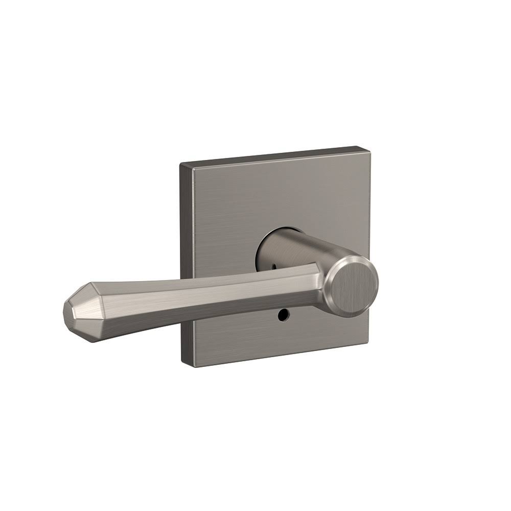 Satin Nickel Non Turning Dummy Lever Lock C18770