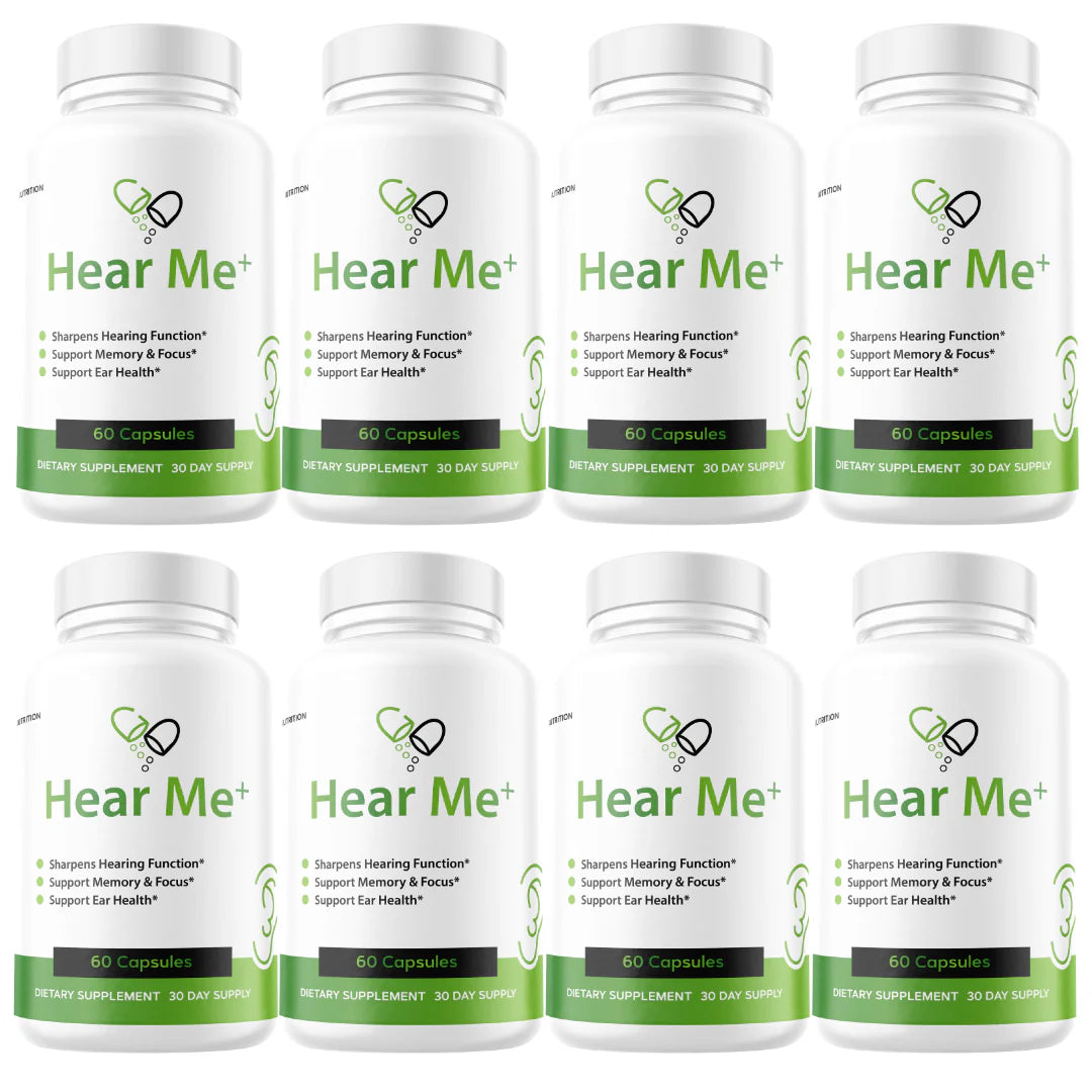 Hearing Relief Tinnitus Support Ear Health 8 bottles F232