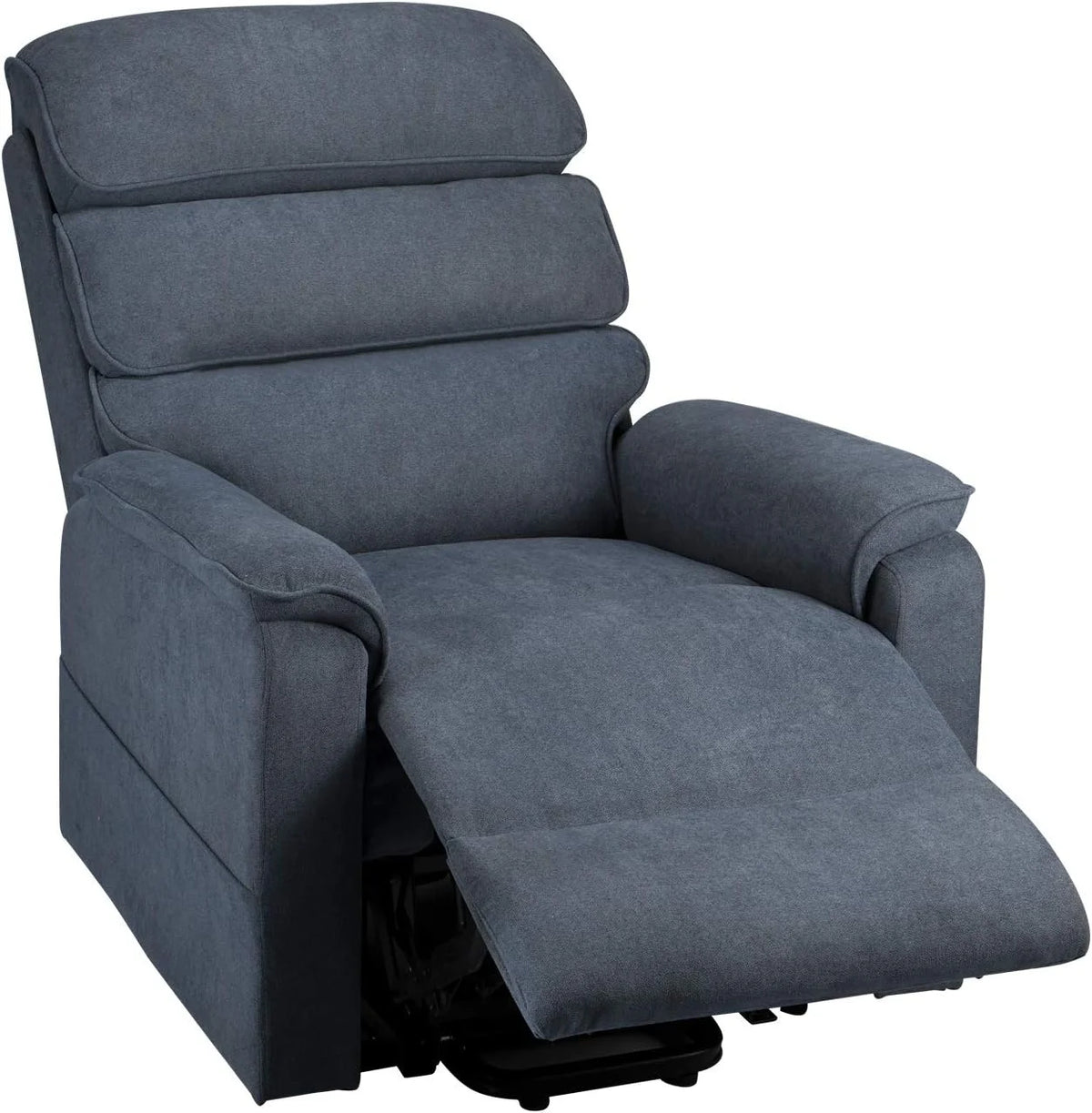 Blue Dual Motor Power Lift Recliner Chair W4408