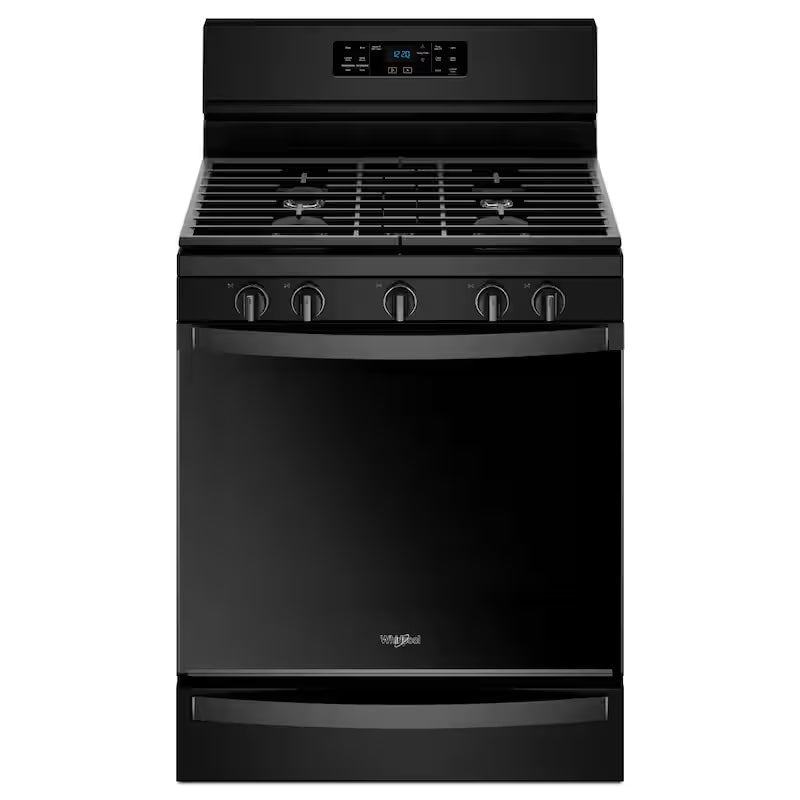 5.8 cu. ft. Gas Freestanding Range in Black I635