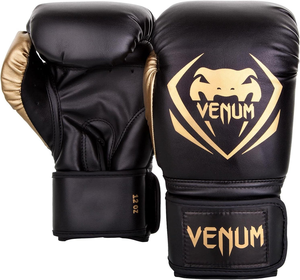 Black/Gold 10oz Boxing Gloves Y317104