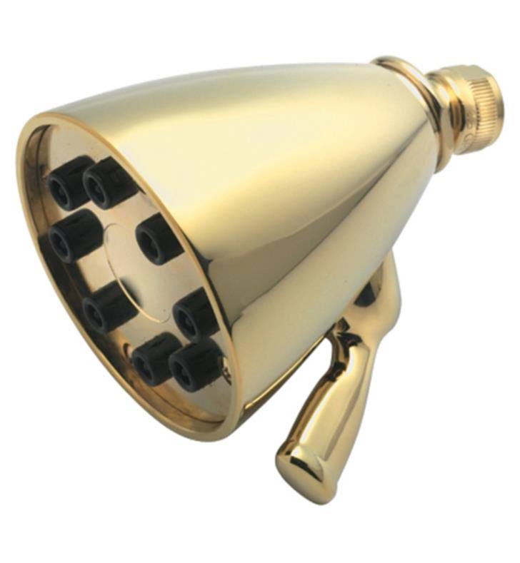 8 Jet Showerhead Polished Brass V27103