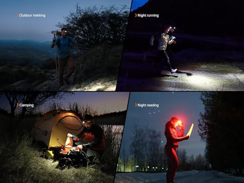 800 Lumen LED Rechargeable Headlamp with USB Charging Cable Q3307