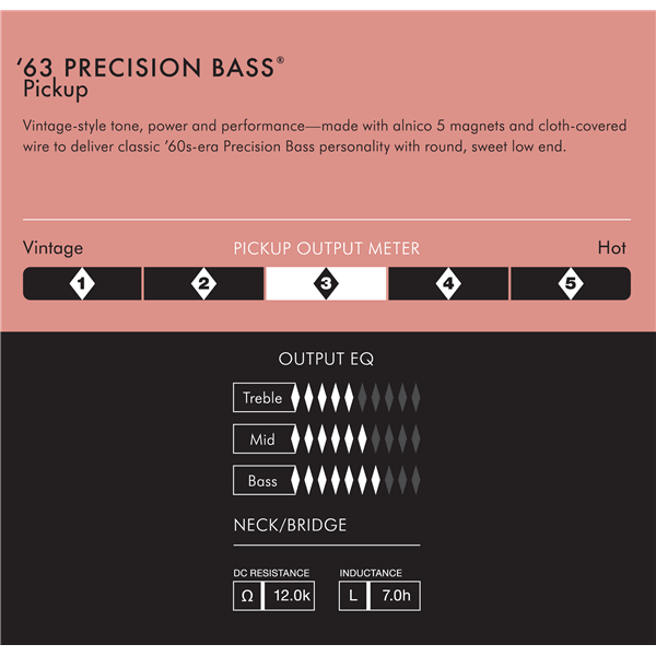 Precision Bass Pickup E1503