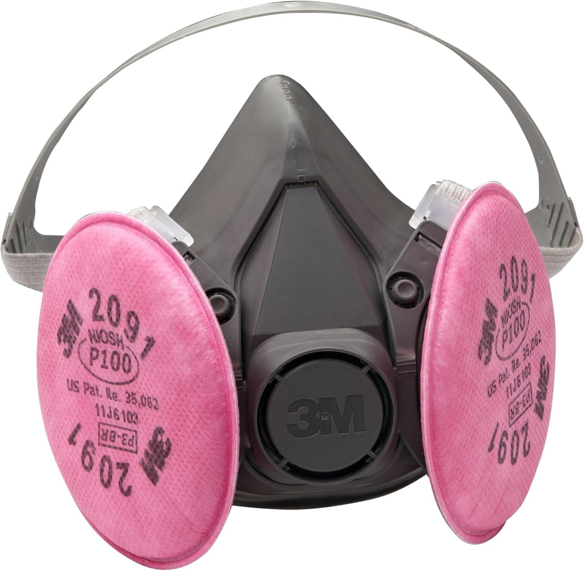 Large P100 Half Facepiece Reusable Respirator Assembly B339590