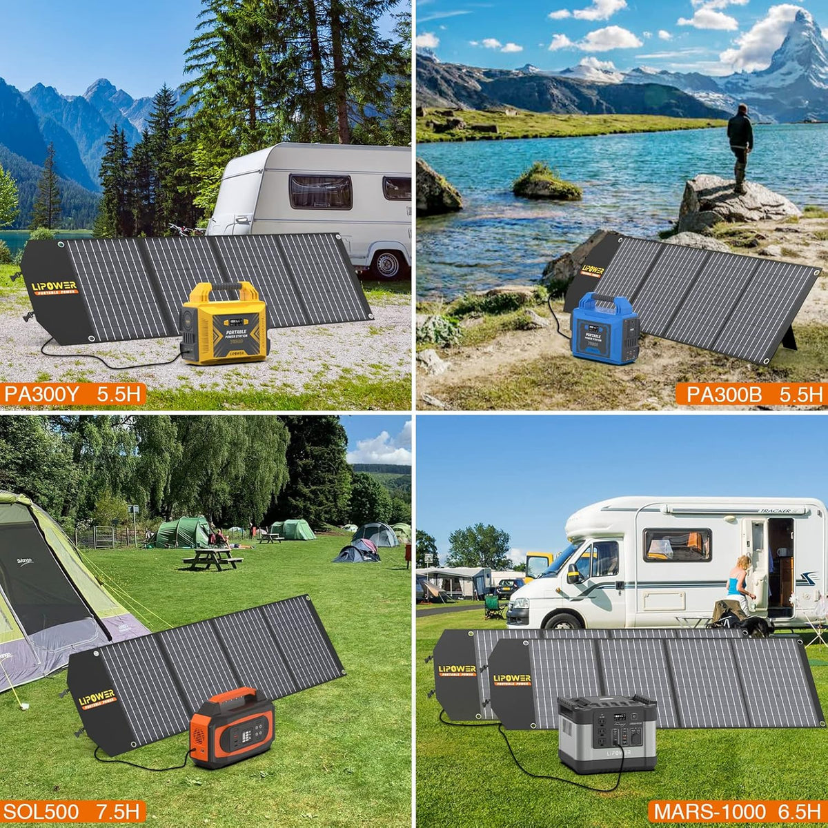 100W Portable Foldable Solar Panel with USB Type-C P250720