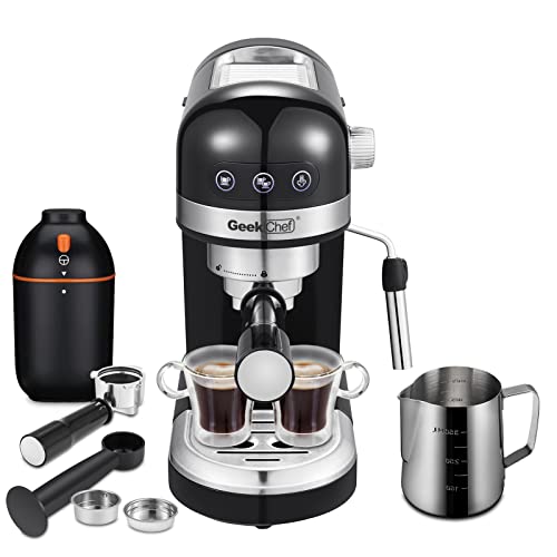 Black 20 Bar Espresso Machine with 1.4 L Water Tank D2736