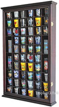 Solid Wood 56 Slot Shot Glass Display Case Q2846