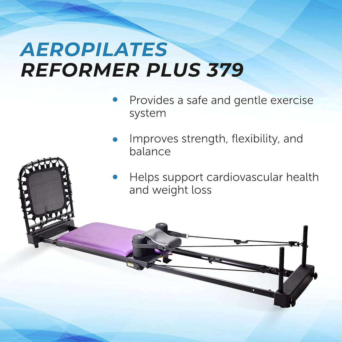 Pilates Reformer Workout Machine with Rebounder Y779