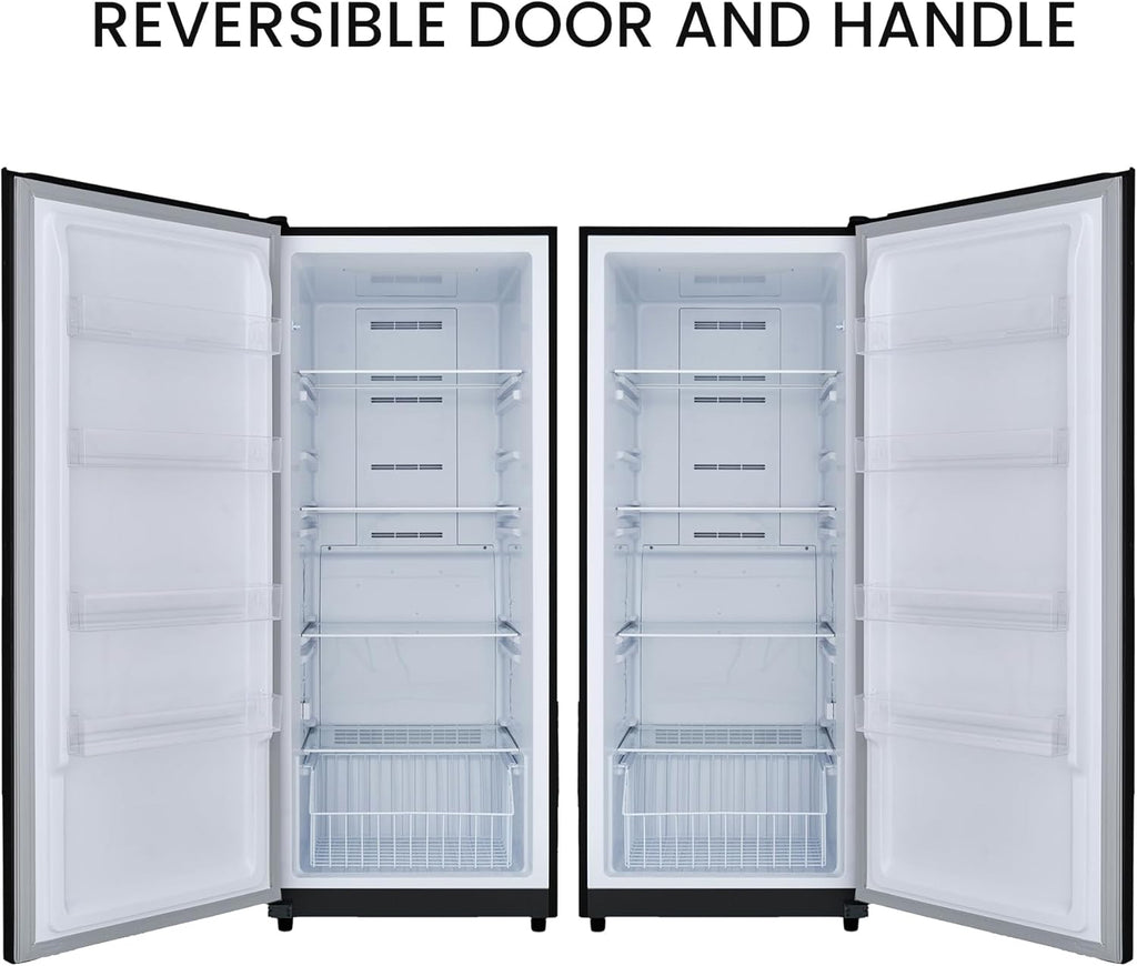 Black 28in Upright Freezer D254
