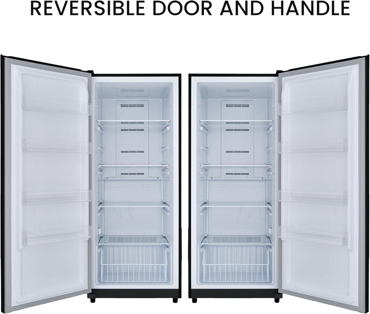 Black 28in Upright Freezer D254