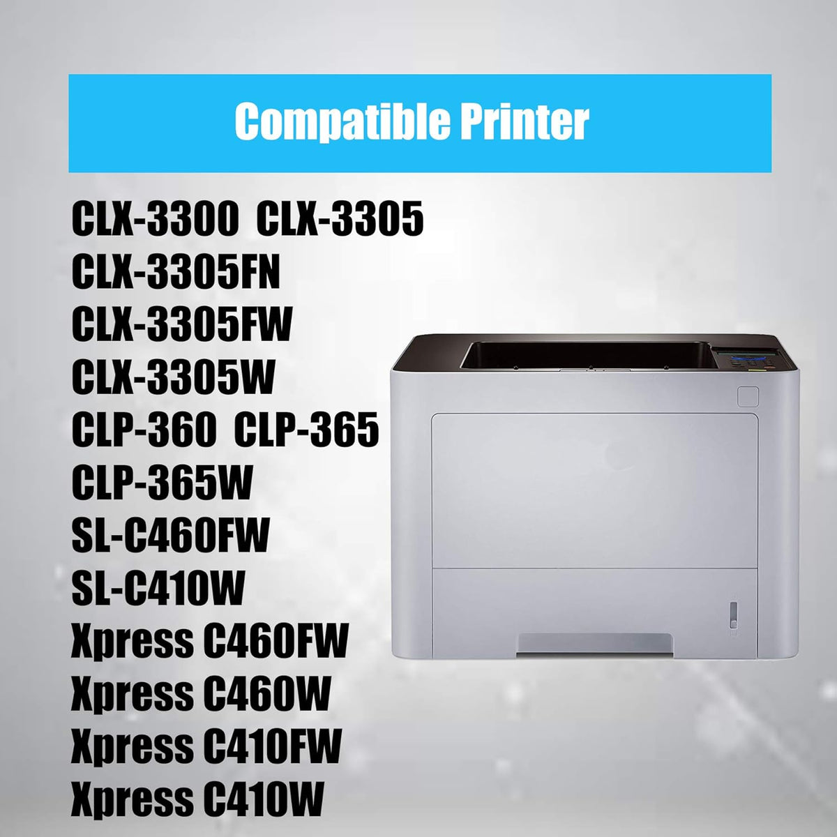 5 Pack Compatible Toner Cartridges 2xBK+CYM Q7036