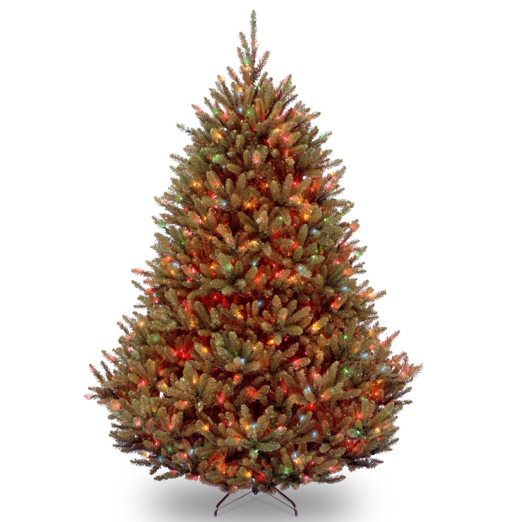 6.5 ft Natural Fraser Medium Fir Tree with Multi-Color Lights A239