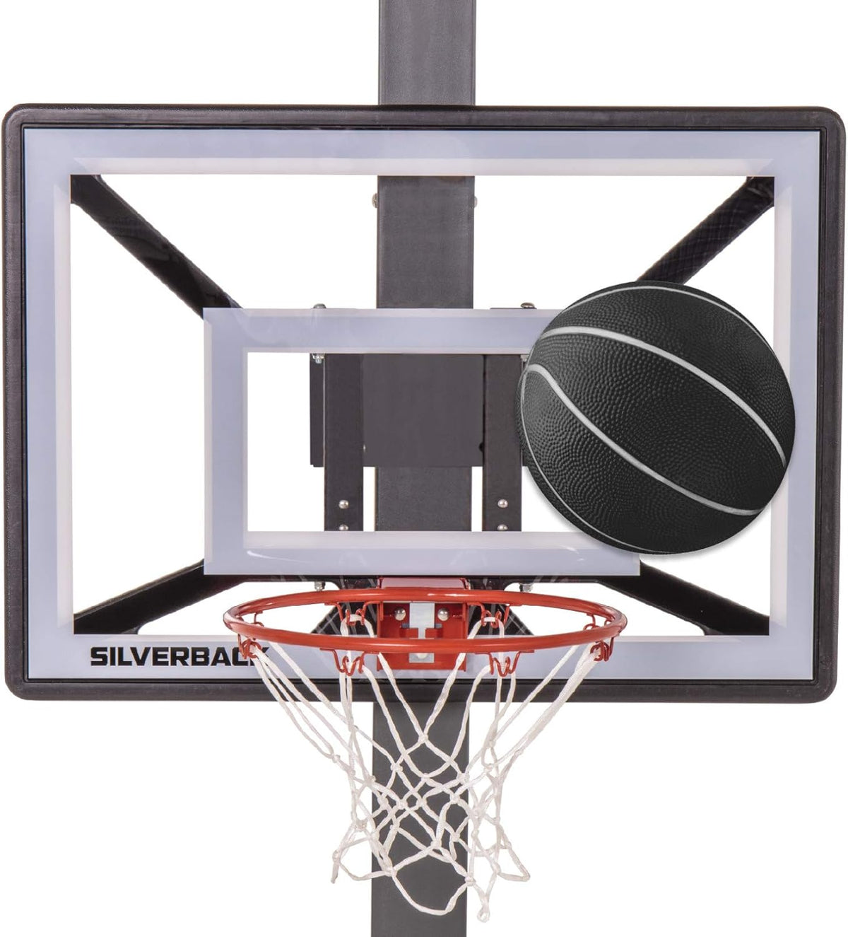 Youth Basketball Hoop with Mounting Technology, Black N688