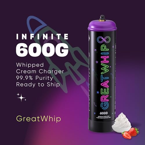 600g Whipped Cream Charger Cylinder Food Grade Pure Whip Cream Tank Cartridge 6 Cylinders K818