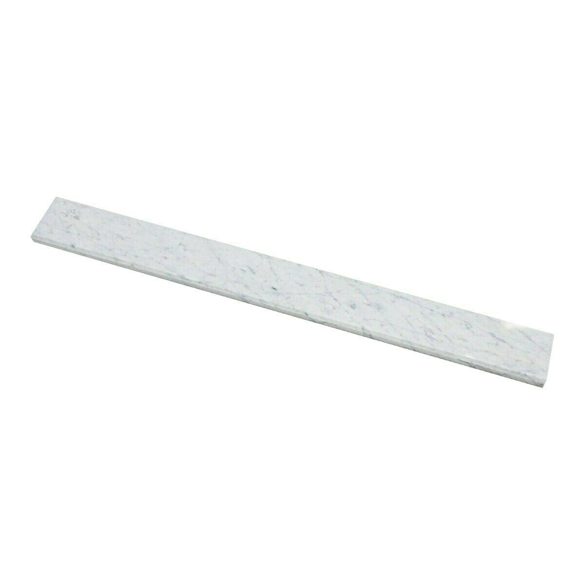 Bianco Carrara Polished Marble Saddles J9530