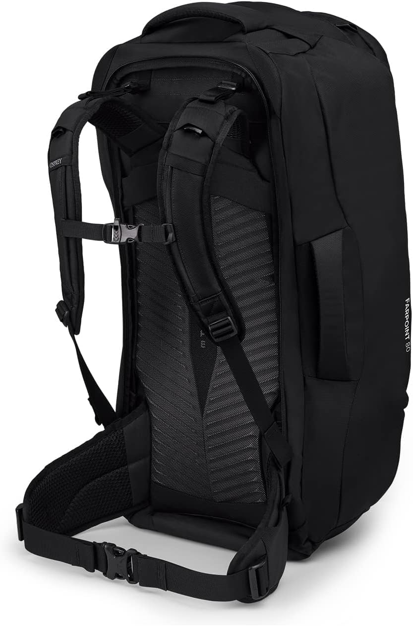 Black 80L Travel Backpack V44846