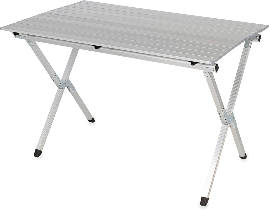 Aluminum Roll-Up Campsite Table with Carrying Bag F75261