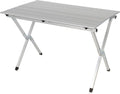 Aluminum Roll-Up Campsite Table with Carrying Bag F75261